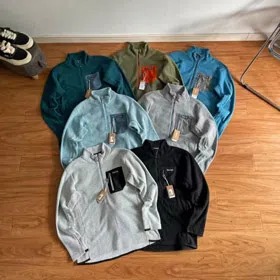 Patagonia Breathable Half-Zip Stand-Up Collar Athletic Base Layer-5605  